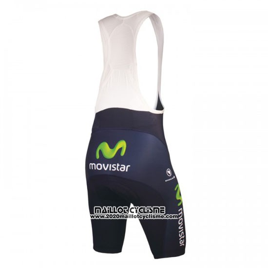 2016 Maillot Ciclismo Movistar Vert et Bleu Manches Courtes et Cuissard